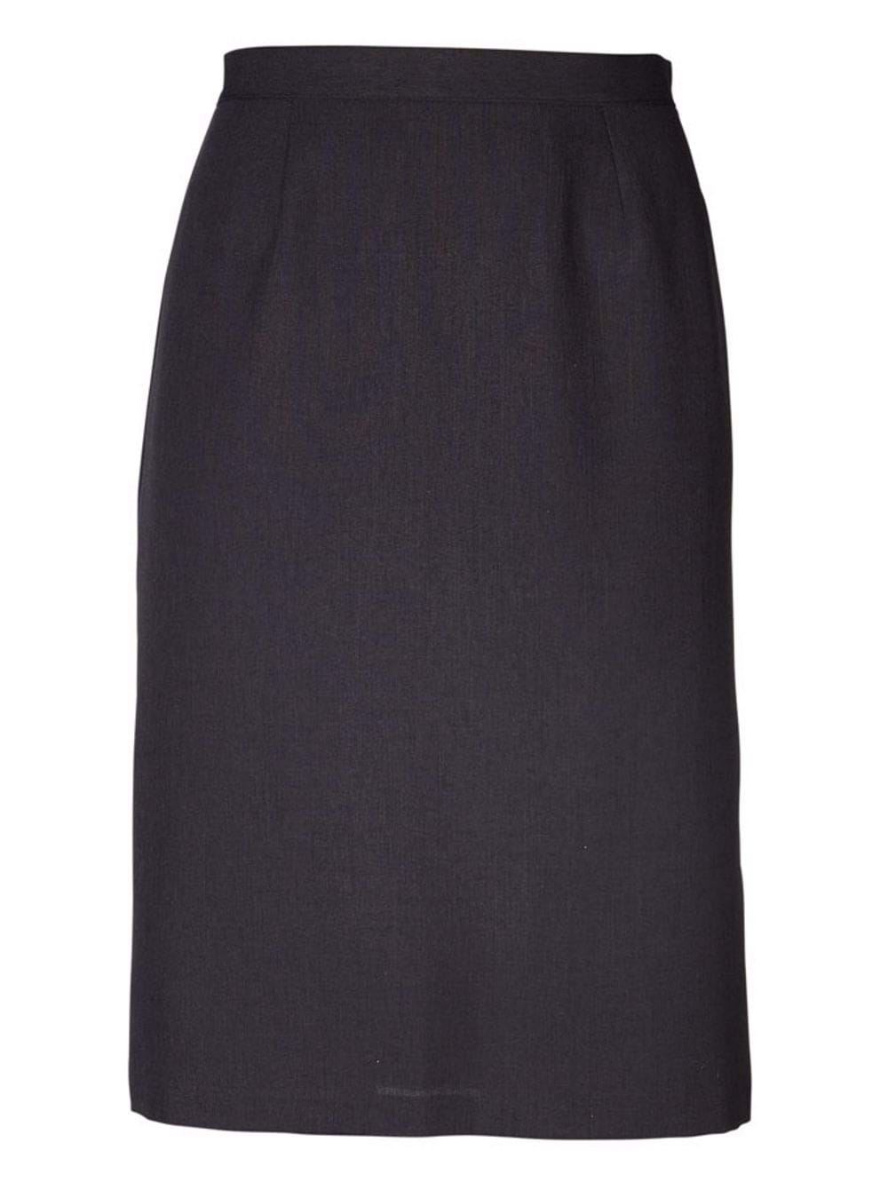 Emma Pencil Short Skirt - Cationic Charcoal