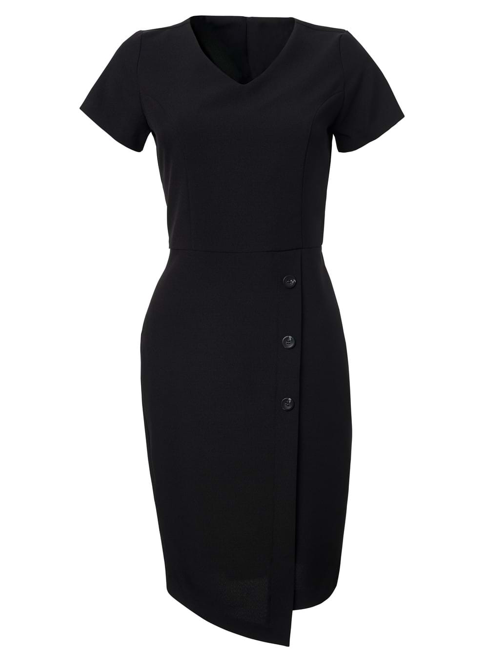 Ladies Simone Dress - Fabric 869 Black 